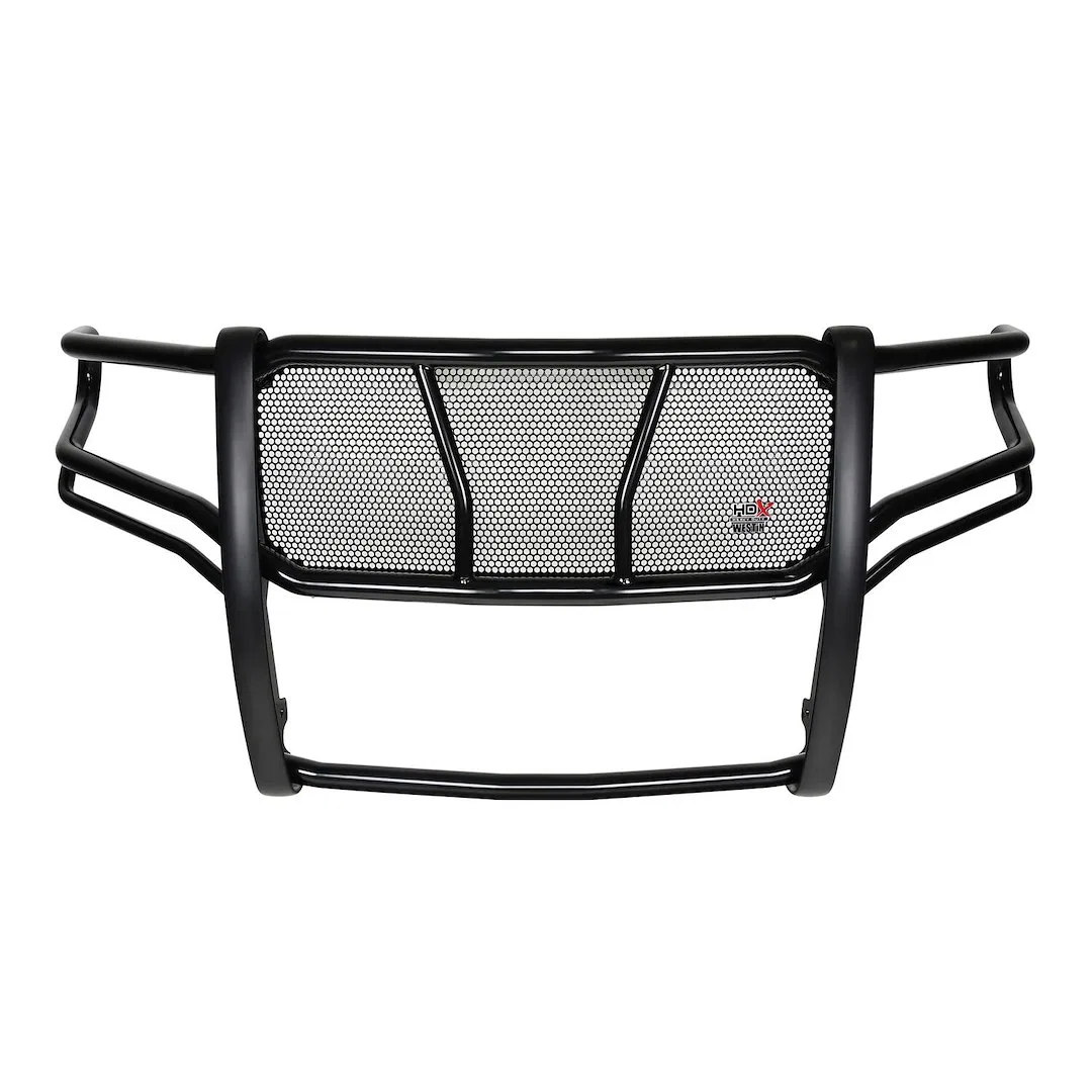 57-3975 – WESTIN Grille Guard, 1-Piece Powder Coated Black Steel 2 Inch Diameter With Brush Guard Without Skid Plate ...